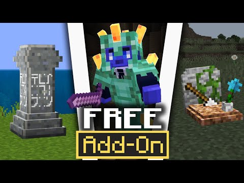 10 FREE Addons For Minecraft Survival (Bedrock/MCPE)