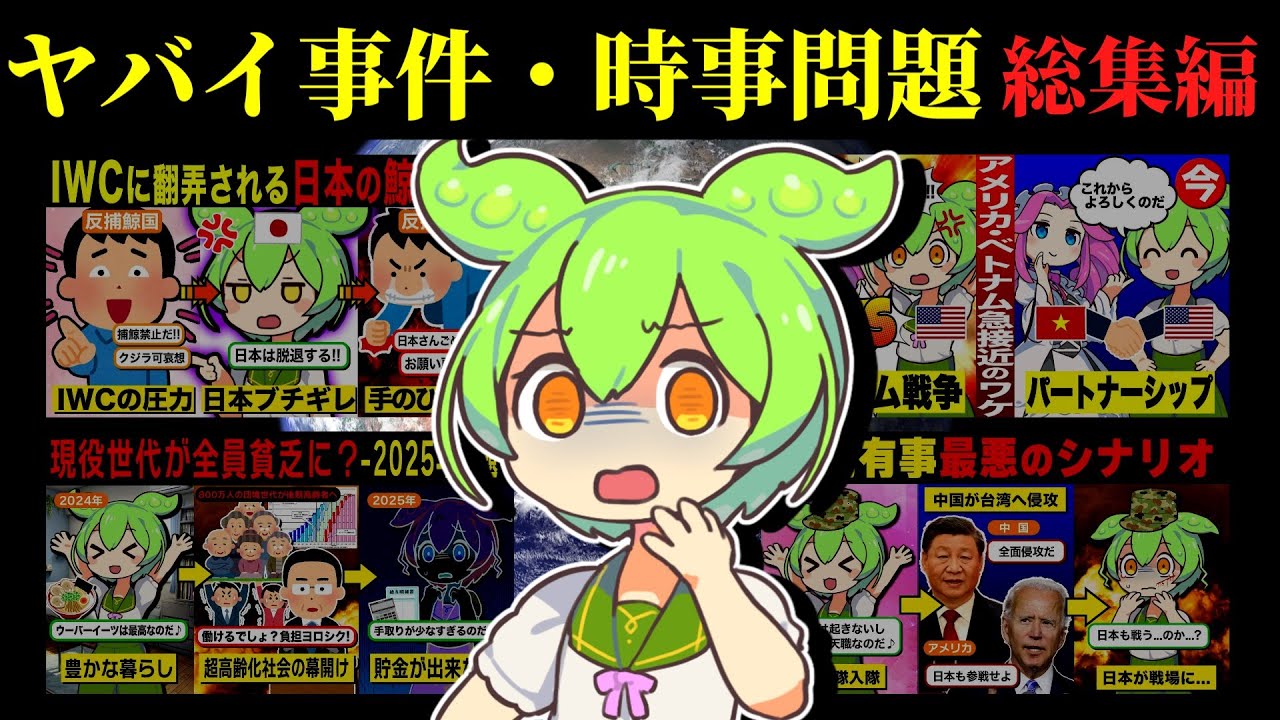 【総集編】話題になったヤバイ事件・時事問題を総まとめ【ずんだもん解説】