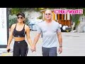 Jeff Bezos Lauren Sanchez Walk Hand In Hand Leaving Lunch Before Boarding A Private Yacht In Italy