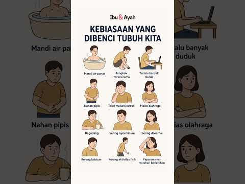 Kamu Masih Sering Lakukan Ini? Kebiasaan Sehari-hari yang Diam-Diam Dibenci Tubuh Kita #ibudanayah