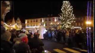 preview picture of video 'Umzug am 4. Advent beim Marché de Noel in Wissembourg'