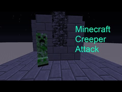 Minecraft Creeper Attack ( Why iron Golems )