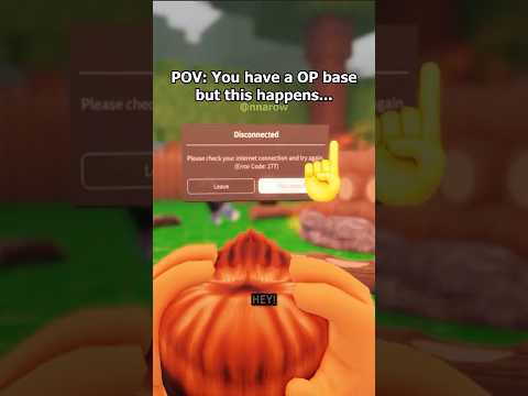 When you have a OP base but this happens..  #robloxanimation #99nightintheforest #roblox