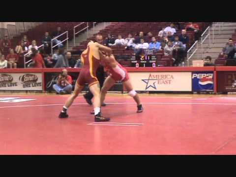 Nick Tourville (BU) inj. def. Michael Moreno (ISU) at 157 lbs.