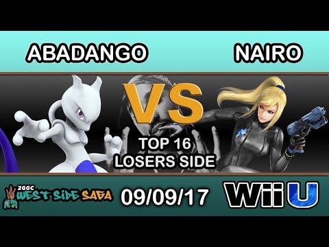 2GGC: West Side Saga - LG | Abadango (Mewtwo) Vs. NRG | Nairo (Zero Suit) - Top 16 Losers Side