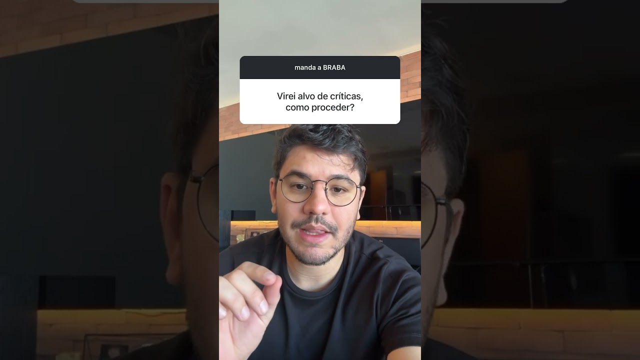 Ninguém vira algo de críticas por se organizar, vira por ficar falando para as pessoas