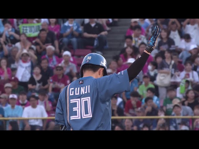 【1回表】初回から攻める!! ファイターズ・郡司裕也 センターへの先制タイムリー2ベース!! 2025年8月15日 東北楽天ゴールデンイーグルス 対 北海道日本ハムファイターズ