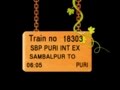 Train No 18303 Train Name SBP PURI INT EX ...