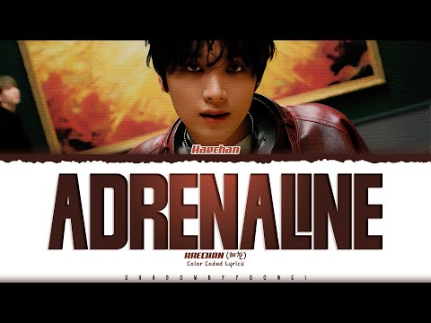 HAECHAN (NCT) 'ADRENALINE' Lyrics (해찬 ADRENALINE 가사) [Color Coded Han_Rom_Eng] | ShadowByYoongi