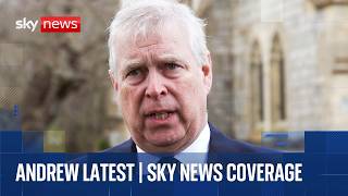 Police 'assessing' claim Andrew sent confidential reports to Epstein | Sky News coverage