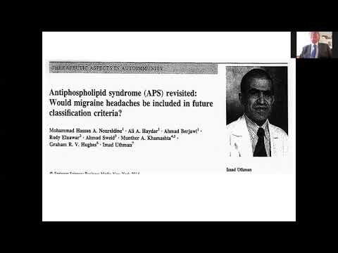 APS Hughes Syndrome – A personal history by Professor Graham Hughes