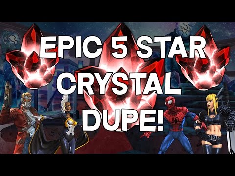 Epic 5 Star Crystal Dupe! - 4+5 Star Crystal Opening - Marvel Contest of Champions
