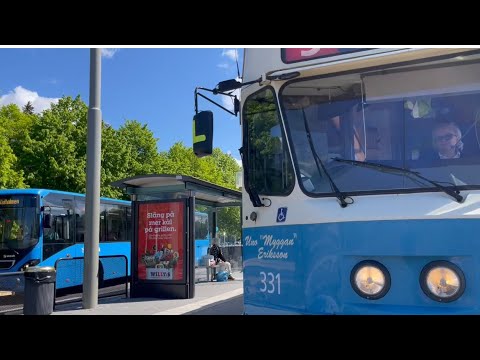 Sweden, Gothenburg, Tram Ride 5 From Liseberg To Brunnsparken