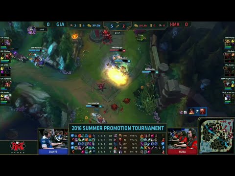 Recap, Highlights and Sounds of the Game: GIANTS vs Huma best of 5 |  EU LCS Summer 2016 Promotion