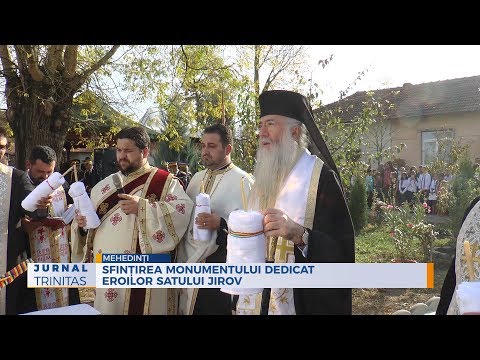 Sfințirea monumentului dedicat eroilor satului Jirov