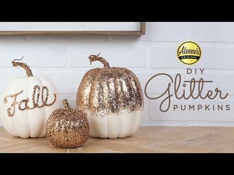 Decorating Mini Pumpkins