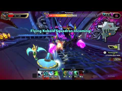[PC] Dungeon Defenders II - The Harbinger Awakens boss fight -