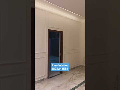 Livingroom wall design - Interior Design Video by Ram Interior