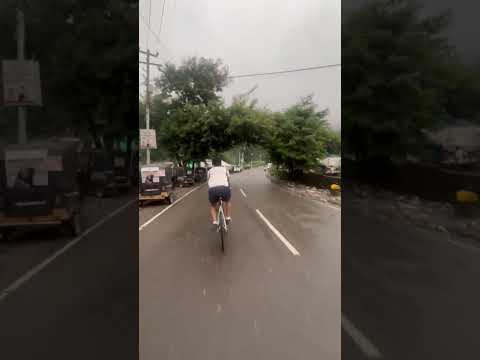 Cycling in Monsoon #shorts #adventure #rain