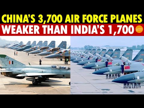 China’s Air Force Power is Terrifyingly Low! 3,700 Planes, Weaker than India’s 1,700 and USMC 1,200