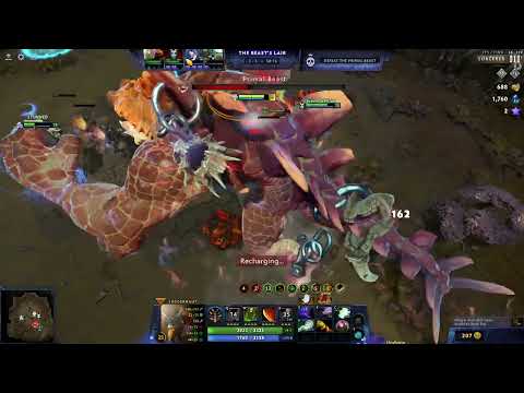 Dota 2 aghanim labyrinth final boss primal beast (sorcerer)