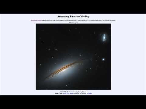 2020 February 19 - UGC 12591: The Fastest Rotating Galaxy Known
