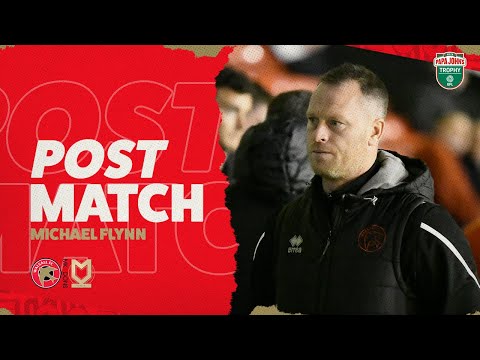 Post-match: Michael Flynn seeks positives despite defeat against MK Dons