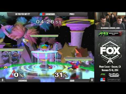 DYFWI Day 1 - Round 1 Pools: Laudandus (Sheik) vs Squid (Falco)