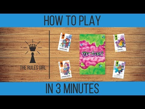How to Play Brains! in 3 Minutes - The Rules Girl