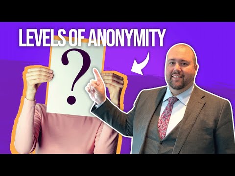 Levels of Anonymity for Your Investments