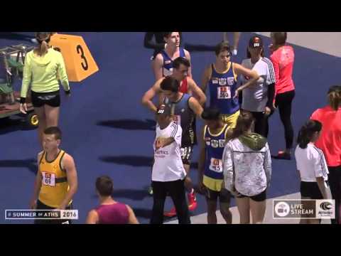 Mens U15 100m Final - Sydney Track Classic 2016