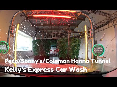 [4K] Peco/Sonny's/Coleman Hanna Tunnel - Kelly's Express Car Wash, Lodi CA.