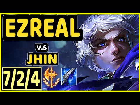 THEUSMA (EZREAL) vs JHIN - 7/2/4 KDA BOTTOM ADC GAMEPLAY - BR Ranked MASTER