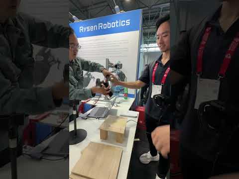 Using a robot hand to do some hammering! From Rysen Robotics at ICRA 2026