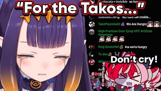 Ina manipulates Ollie to feed the Takos