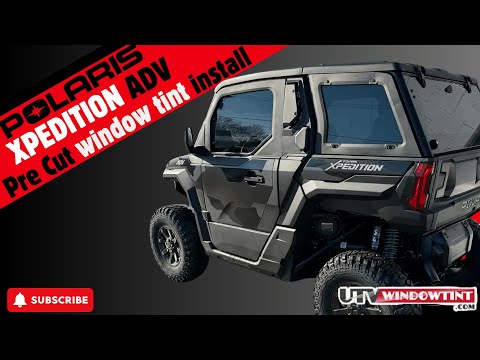 Polaris Xpedition window tint install