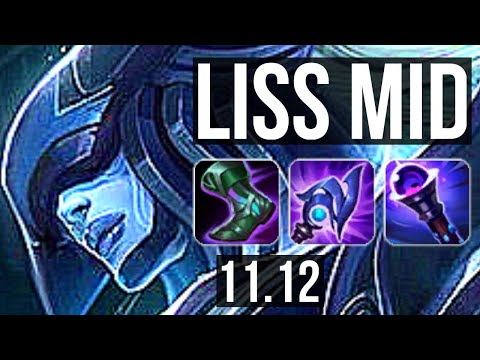 LISSANDRA vs ZOE (MID) | 4.4M mastery, 1200+ games, 4/1/6 | KR Master | v11.12