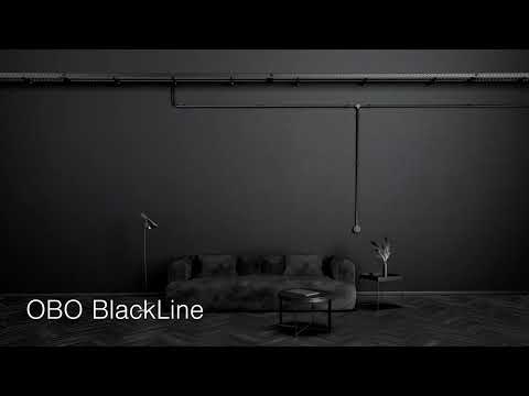 Canal de cliplaje directo Rapid 45 de color negro intenso: estético y funcional