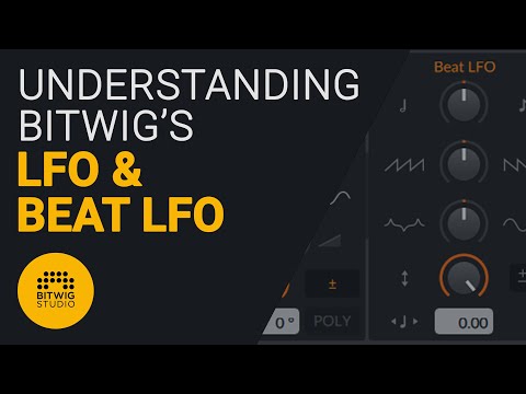 Starting with the LFO and Beat LFO modulators on Bitwig
