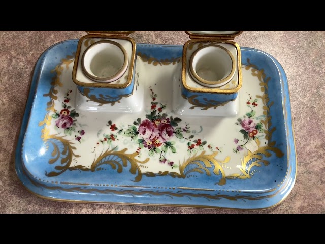 FRANCE - SÈVRES - RARE INKWELL CIRCA 1753 - PERFECT CONDITION dans Art et objets de collection à Longueuil/Rive Sud