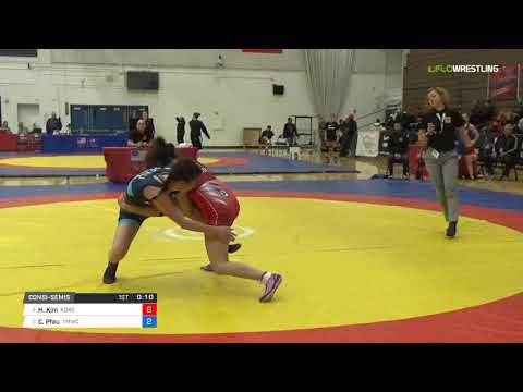 Women's Freestyle 50 Consi-Semis - Hyung Joo Kim (Kore) vs. Cody Pfau (TMWC)