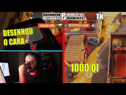 NESK PINANDO TUDO, NOVO PICK INSANO DE C4, RAZAH DANDO TK NO NESK - MELHORES MOMENTOS LIVES R6