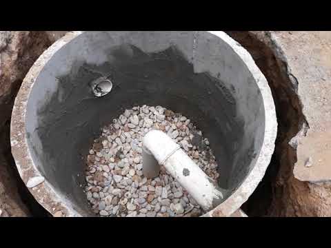 Biodigester septic tank. Avoid soil and groundwater contamination!