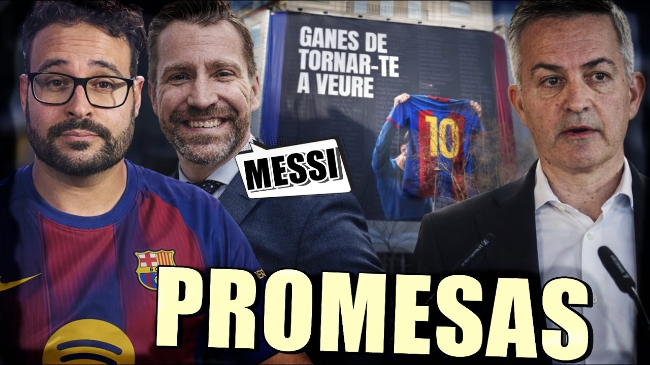 👉 VÍCTOR FONT presenta equipo y MARC CIRIA apela a MESSI 🔵🔴