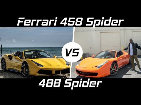 Ferrari 458 Spider VS Ferrari 488 || Is it worth the extra $100,000