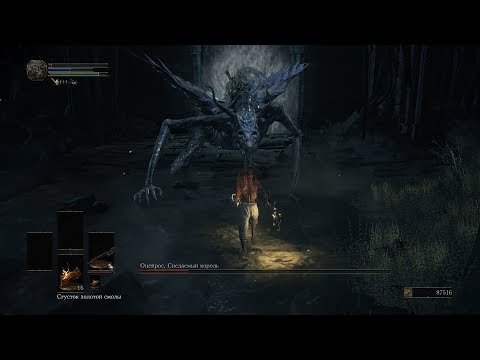 Dark Souls III. Без урона. - Оцейрос, Снедаемый король (когти голема)