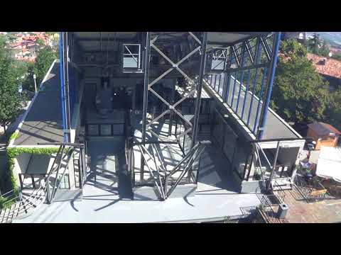 Discesa integrale funivia Hölzl "Borgomaggiore - Monte Titano" - San Marino / téléphérique / 索道