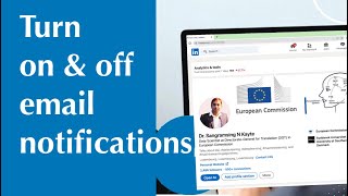 How to Turn on and off email notifications  | Stop Linkedin Email notifications