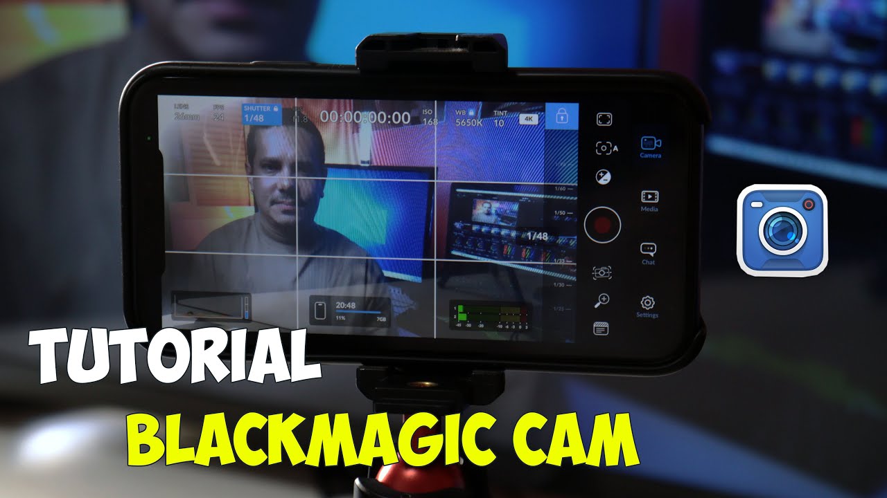 APP Blackmagic CAMERA - Dicas e Configurações