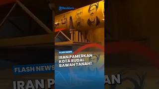 Iran Pamerkan Kota Rudal Bawah Tanah Berhias Foto Yahya Sinwar dan Hassan Nasrallah